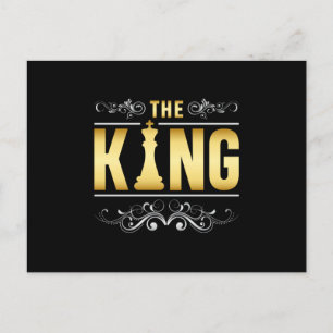 Chess Chess Board King Checkmate Board Game Gift Postcard