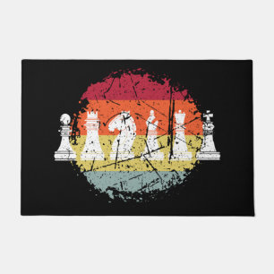 Chess Chess Game Chess Pieces Doormat