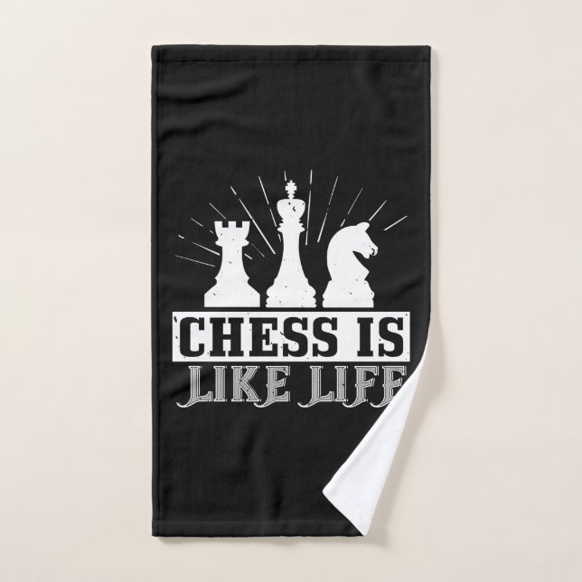 Chess - Chess is like life Hand Towel (Hand Towel)