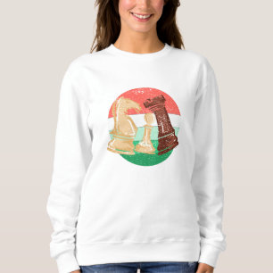 Chess - Chess Pieces Chess Player Gift Sweatshirt