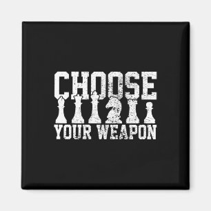 Chess Chess Player Chess Lover Chessmen Vintage Magnet