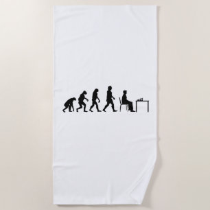Chess - Chess Player Evolution Beach Towel