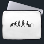 Chess - Chess Player Evolution Laptop Sleeve<br><div class="desc">Chess evolutions design for a chess player.</div>