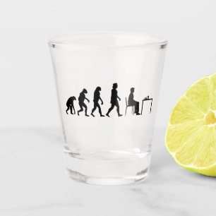 Chess - Chess Player Evolution Shot Glass
