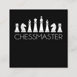 Chess - Chessmaster Square Business Card