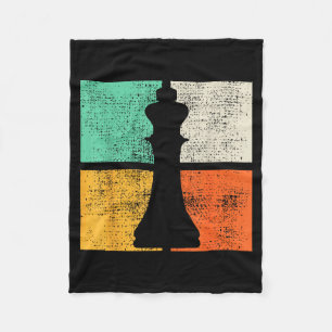Chess Chessmen King Player  Fleece Blanket