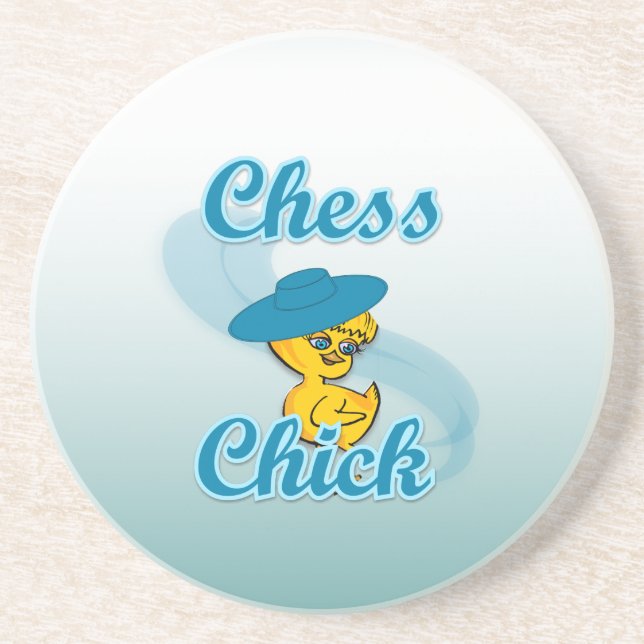 Chess  Chick #3 Coaster (Front)
