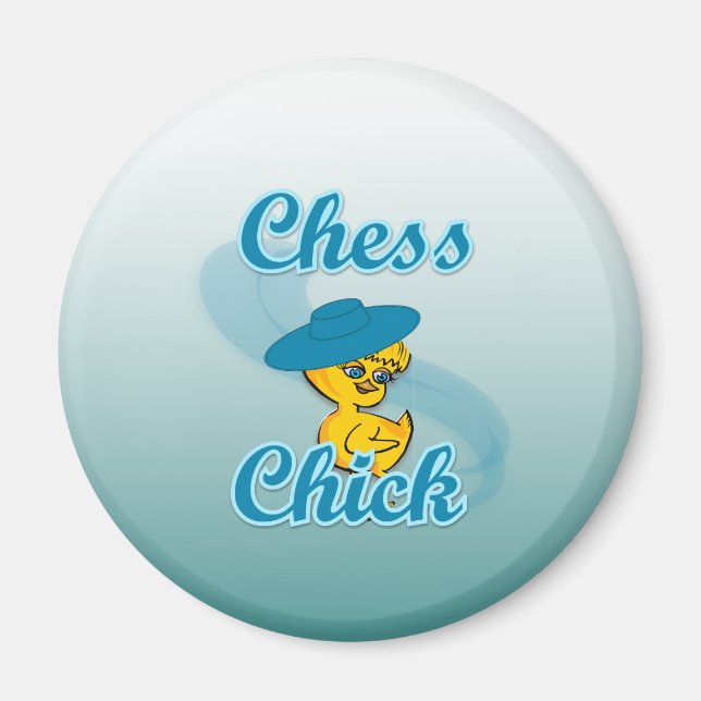 Chess  Chick #3 Magnet (Front)