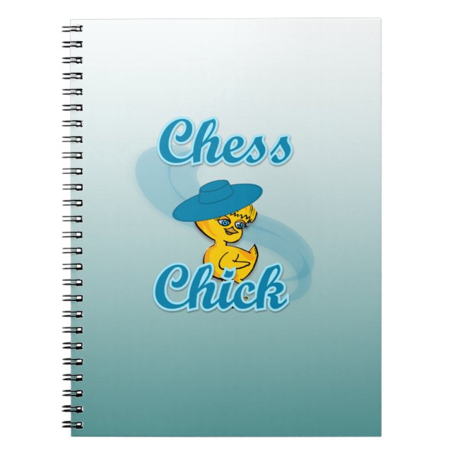 Chess  Chick #3 Spiral Notebook (Front)