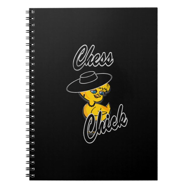 Chess Chick #4 Spiral Notebook (Front)