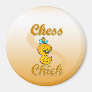 Chess Chick Magnet