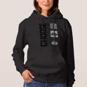 Chess Choose Your Weapon Board Game Player Strateg Hoodie