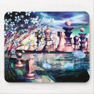 Chess City Fantasy Art "Coming Home" Mouse Pad