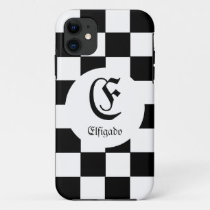 Chess Club Custom Name Initial Case-Mate iPhone Case