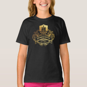 Chess Club League Tournament Name Sponsor on Back T-Shirt