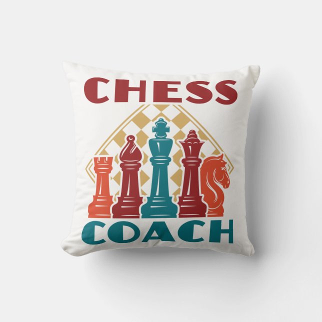Chess Coach Cushion (Front)