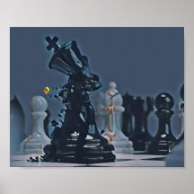 Chess - Cool Blue photograph