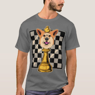 Chess Corgi Dog  T-Shirt