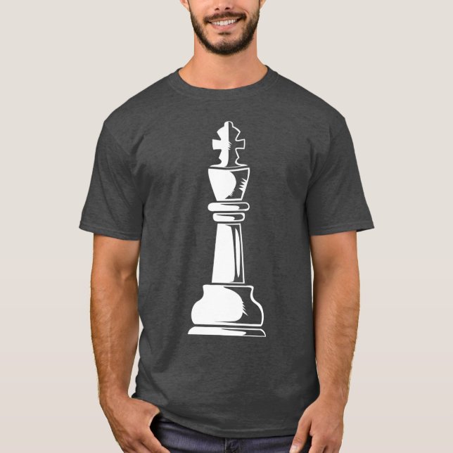 Chess Costume Chess Club King Chess Piece T-Shirt (Front)