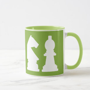CHESS custom monogram & colour mugs