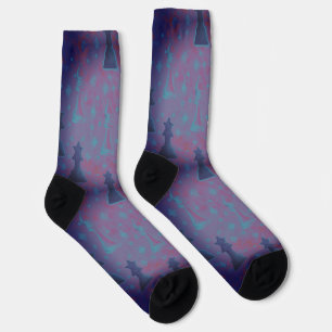 CHESS design Crew Socks