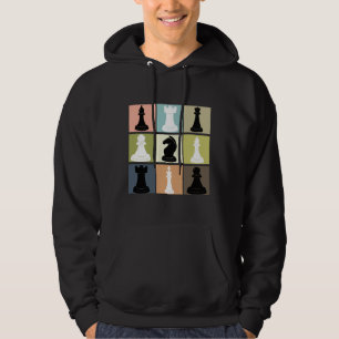 Chess Design With Chessboard For Chess Player Hoodie
