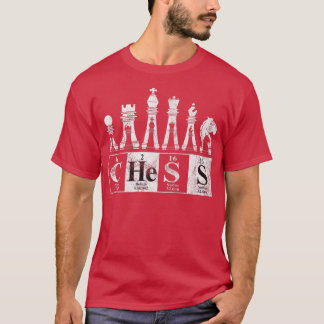 Chess Element Science Chess Nerd Player Premium  T-Shirt