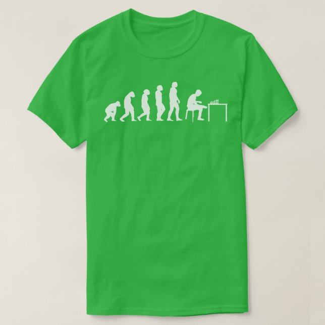 Chess Evolution Play Chess 2 T-Shirt (Design Front)
