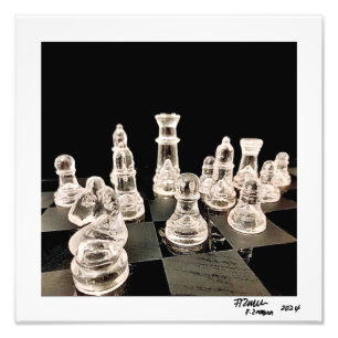 Chess Fight Photo Print