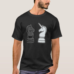 Chess Figure Chessboard I Horse Springer Unicorn T-Shirt