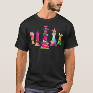 Chess Figures Geek Chess Player Gift Chess T-Shirt