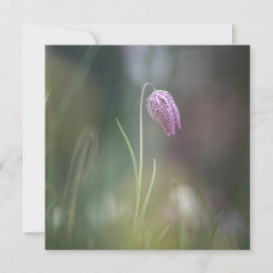 Chess Flower Photo Card