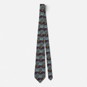 Chess fractal. Surreal space Tie