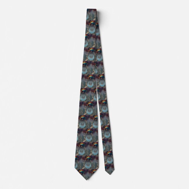 Chess fractal. Surreal space Tie (Front)