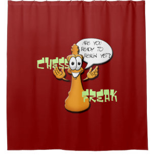 Chess Freak Shower Curtain