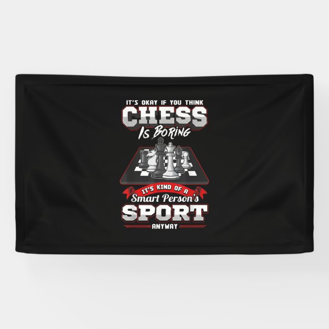 Chess Funny Quotes Humour Sayings Banner (Horizontal)