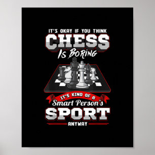 Chess Funny Quotes Humour Sayings Poster