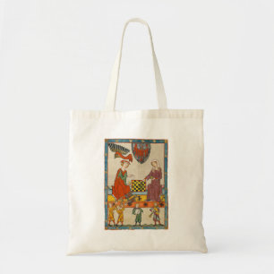 Chess Game 14th Century Codex Manesse Tote Bag