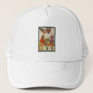 Chess Game 14th Century Codex Manesse Trucker Hat
