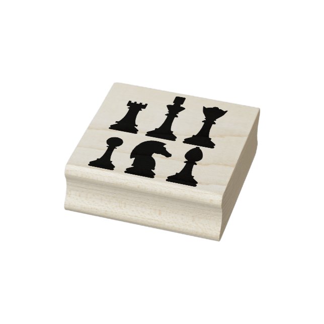 chess game art stamp (Stamp)