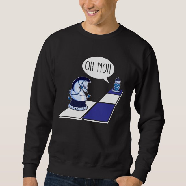 Chess Game & Checkmate Chessboard Sweatshirt (Front)