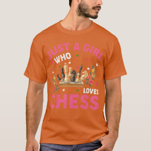 Chess Game Lover Just A Girl Who Loves Chess vinta T-Shirt