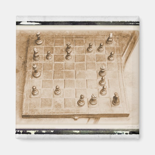 Chess Game Magnet (Front)