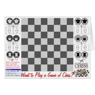 Chess Game Papercraft