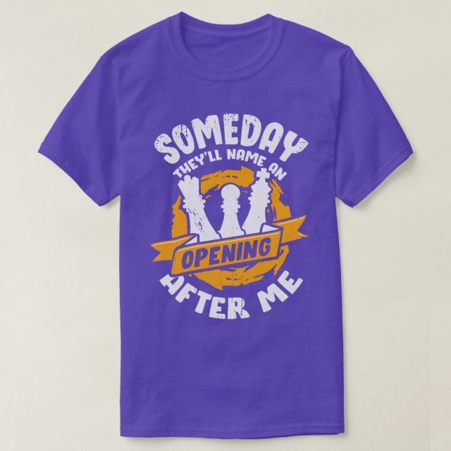 Chess Game Player Gift  T-Shirt (Design Front)