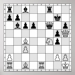 Chess Game Poster Eight