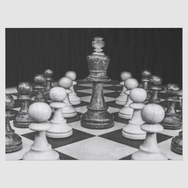chess game tissue paper (Front)