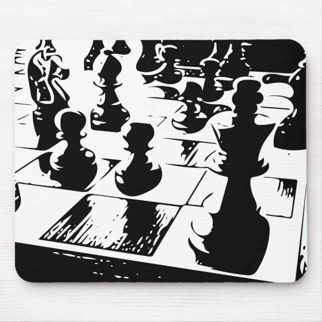 Chess Gamer Mouse Pad (Front)