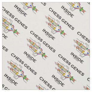 Chess Genes Inside DNA Replication Humour Fabric