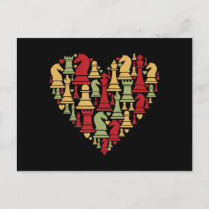Chess Gift I Really Love Chess Invitation Postcard